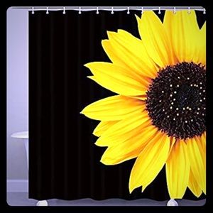 Sunflower Shower Curtain 🌻